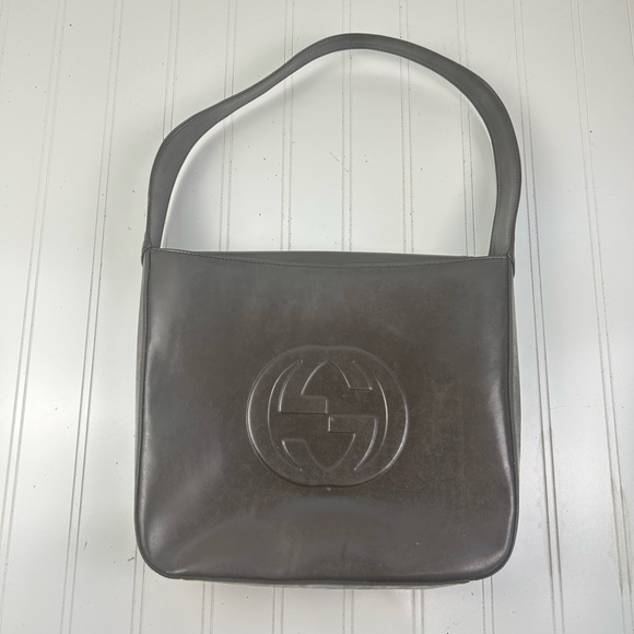 Gucci Dark Brown Leather Shoulder Bag - Picture 4 of 15